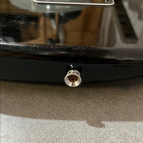 Black Electric Guitar with Maple Neck 1970s Hondo stratacaster as is for parts - Picture 3 of 8